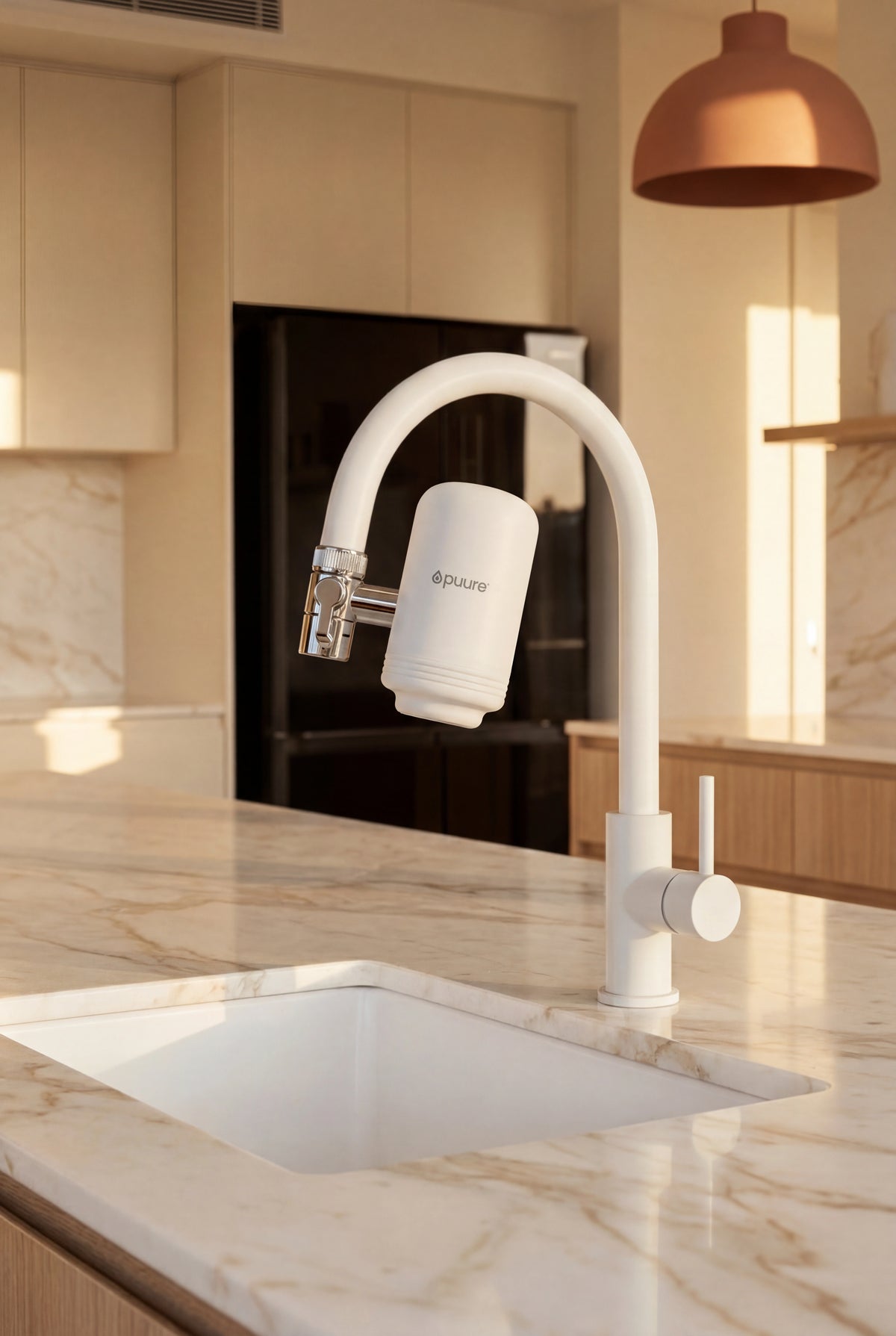 Puure® 3.0 Tap System, white finish