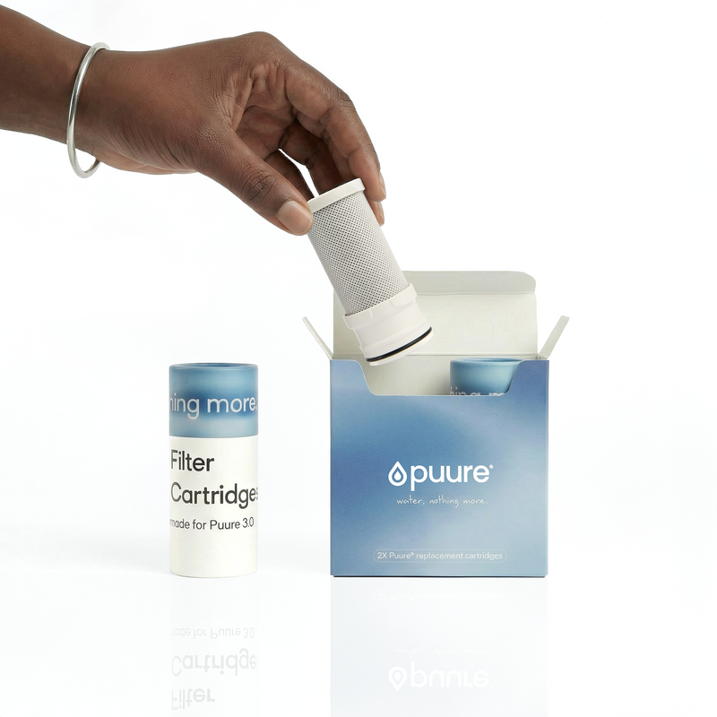 Puure Tap System replacement filter and its box