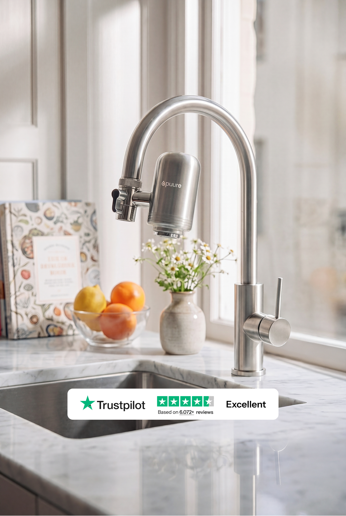 Puure® 3.0 Tap System: why customers trust Puure, at a glance